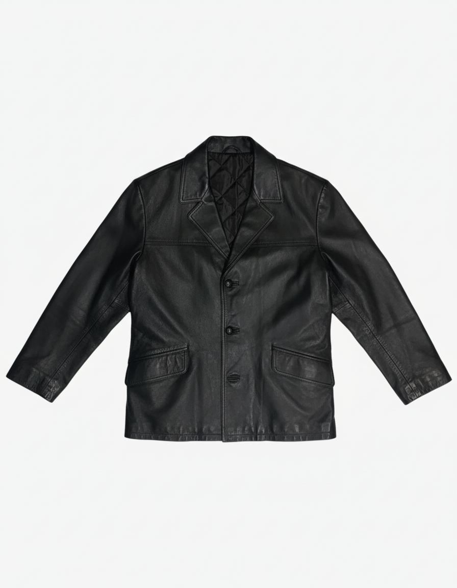 Icónica Chaqueta Cuero XL