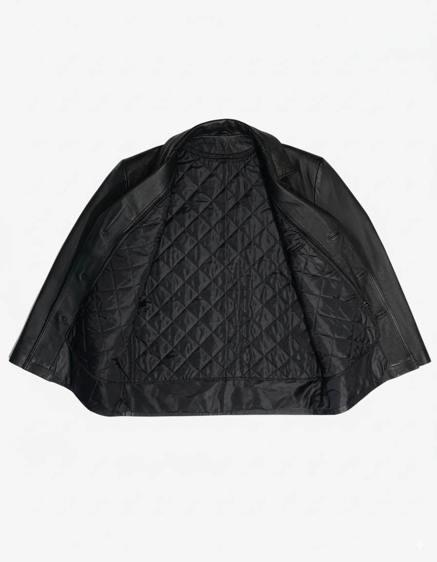 Icónica Chaqueta Cuero XL