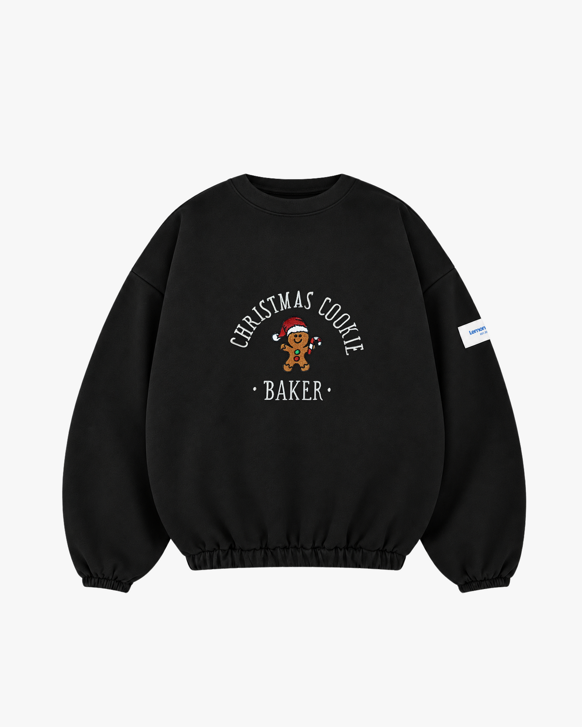 Christmas Cookie Sweatshirt Black (Bordado)