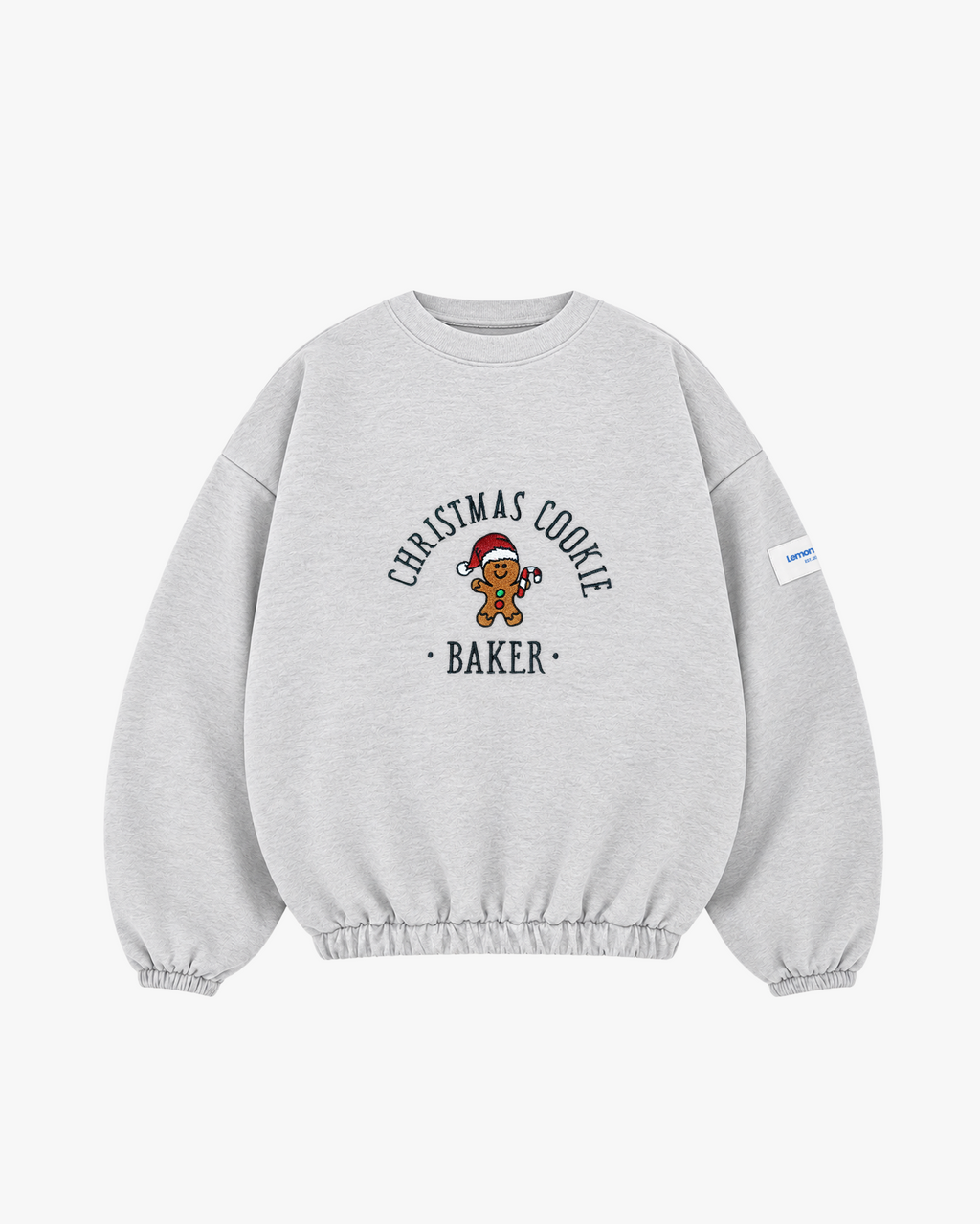 Christmas Cookie Sweatshirt Grey (Bordado)