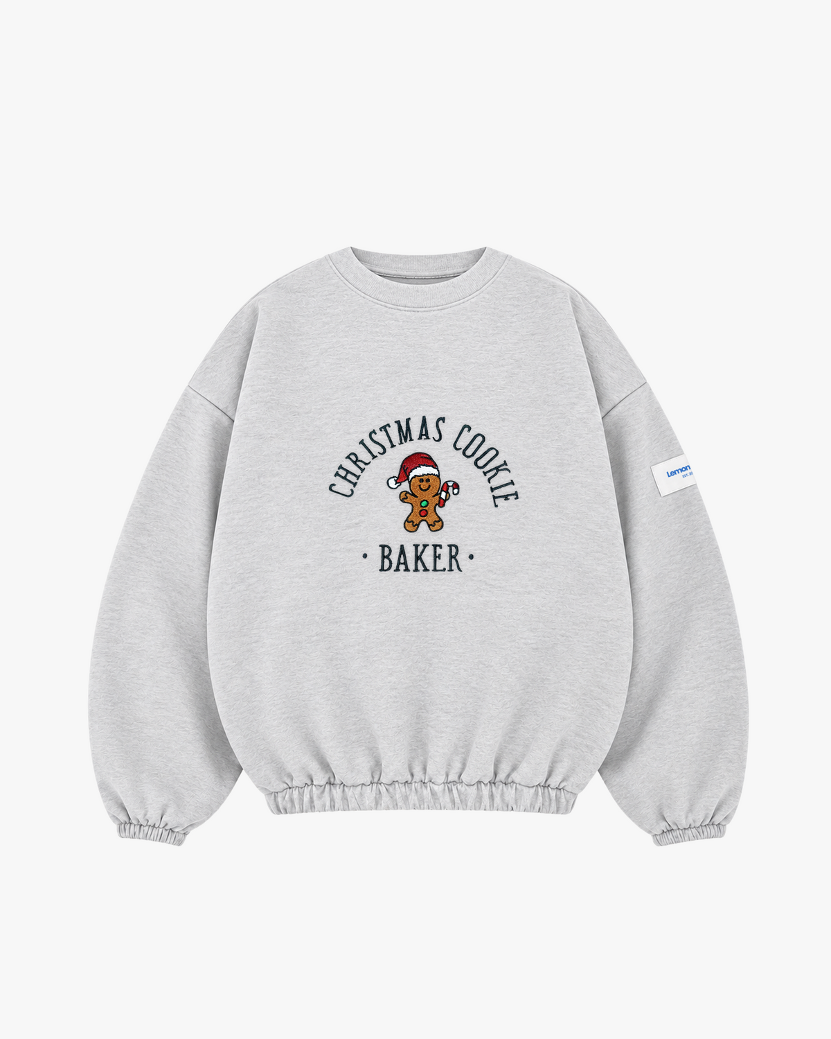 Christmas Cookie Sweatshirt Grey (Bordado)