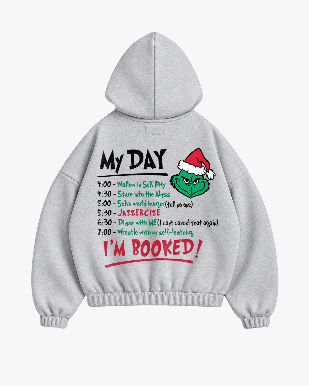 I'm Booked Hoodie Grey