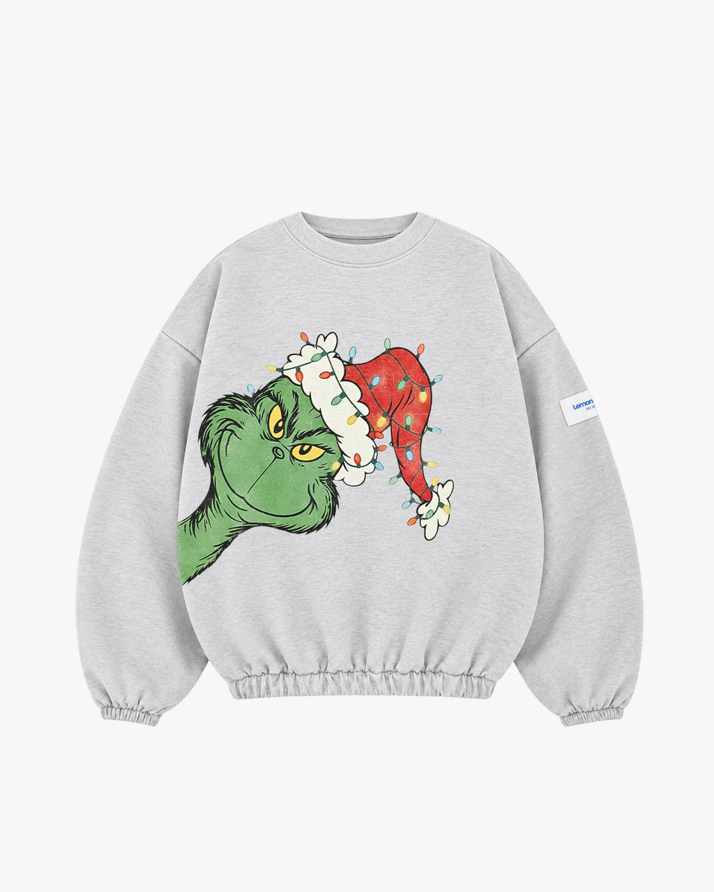 Grinch Sweatshirt Grey