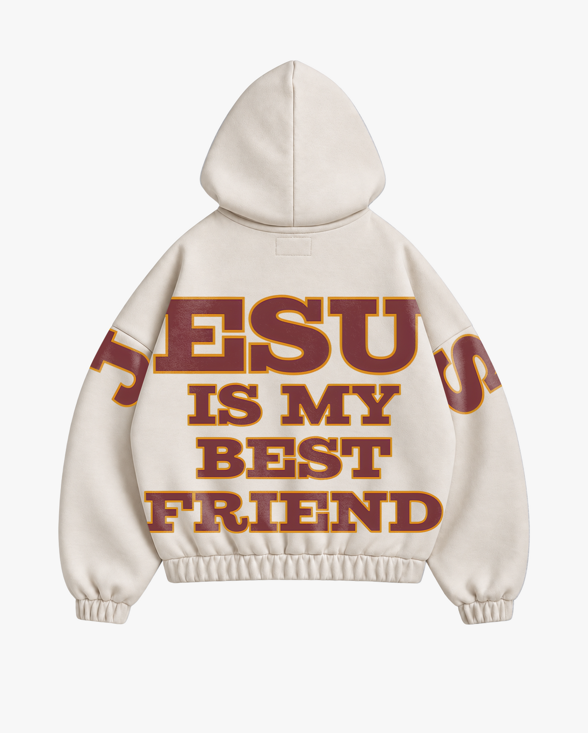 Jesus Friend Hoodie Beige