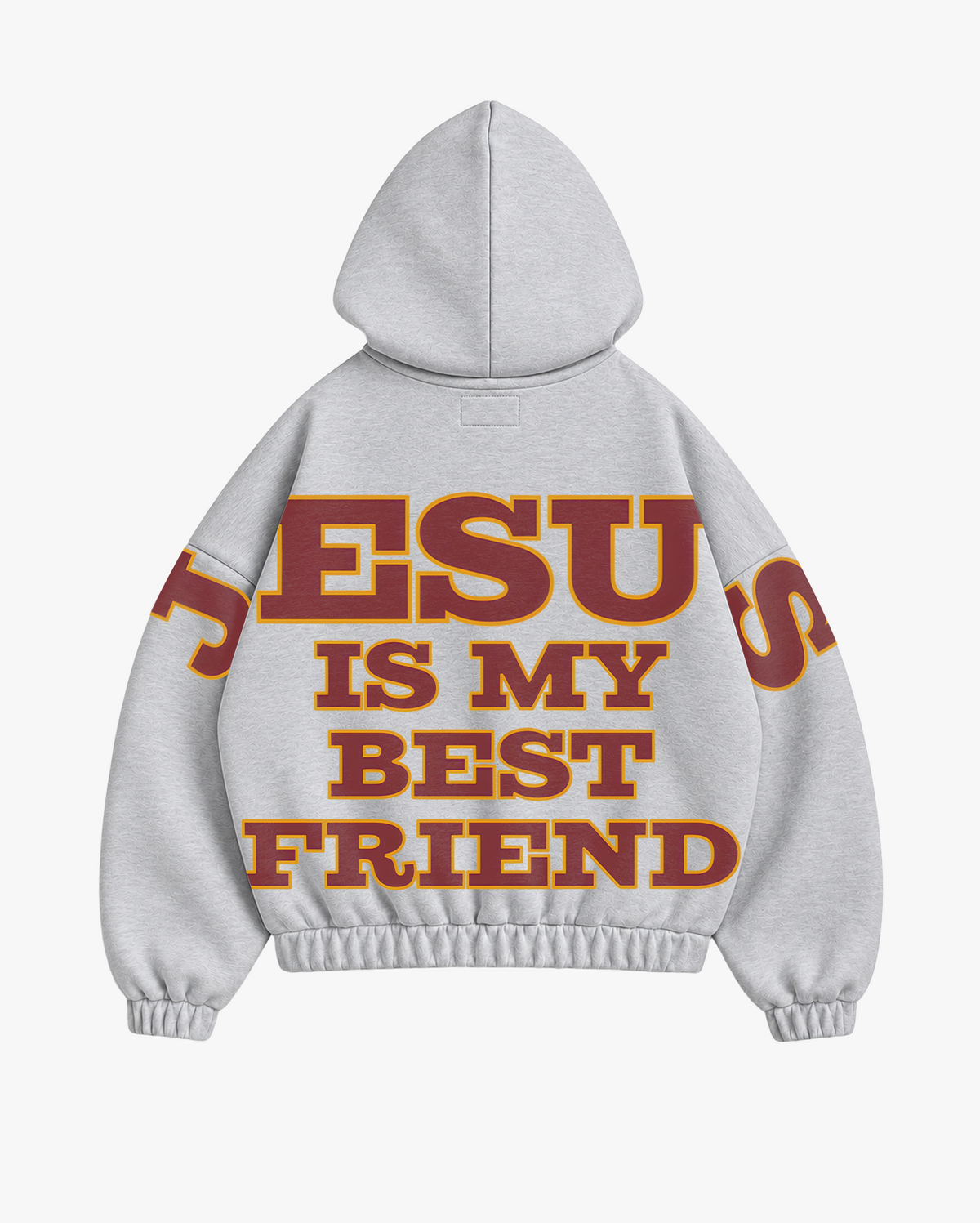 Jesus Friend Hoodie Grey