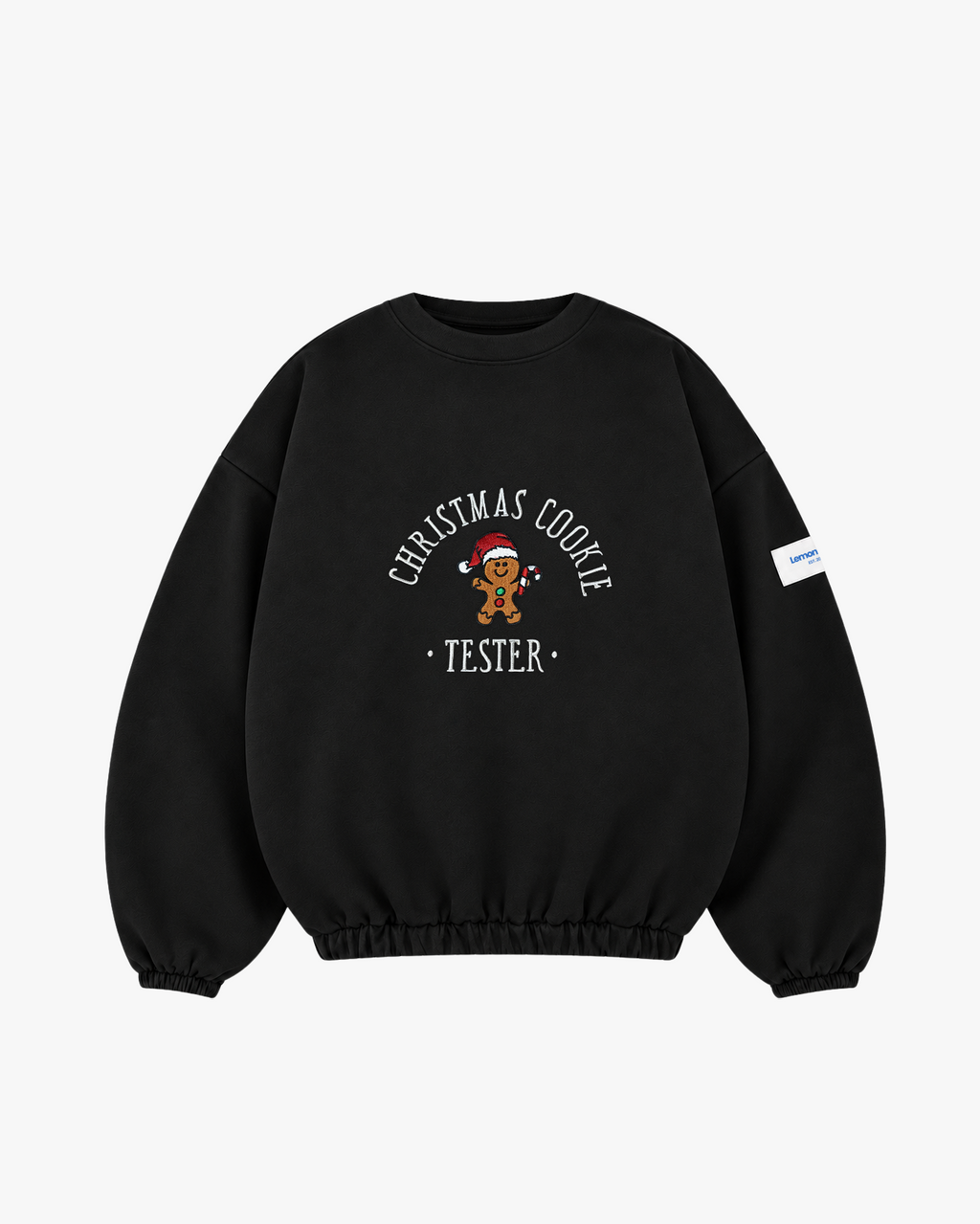 Christmas Cookie Sweatshirt Black (Bordado)