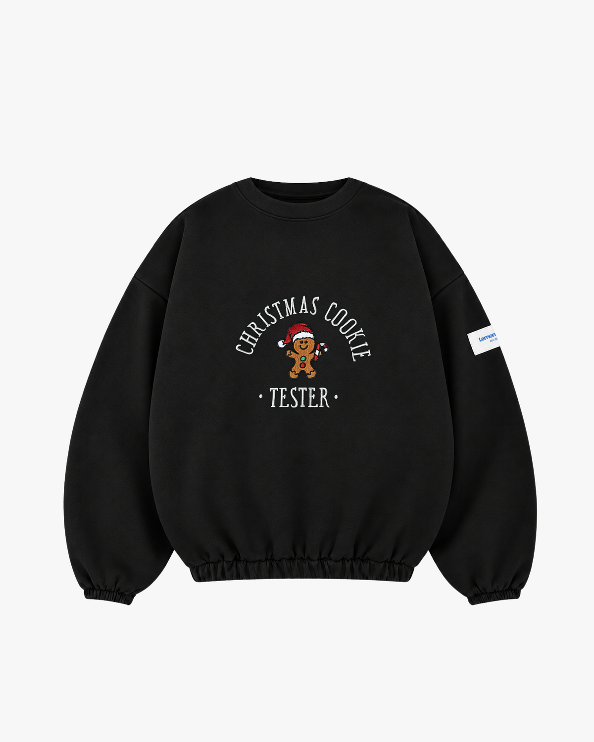 Christmas Cookie Sweatshirt Black (Bordado)