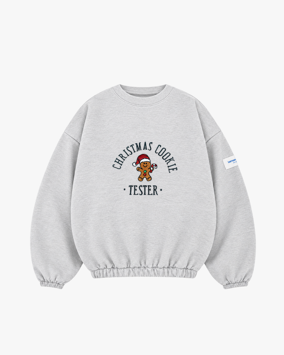 Christmas Cookie Sweatshirt Grey (Bordado)