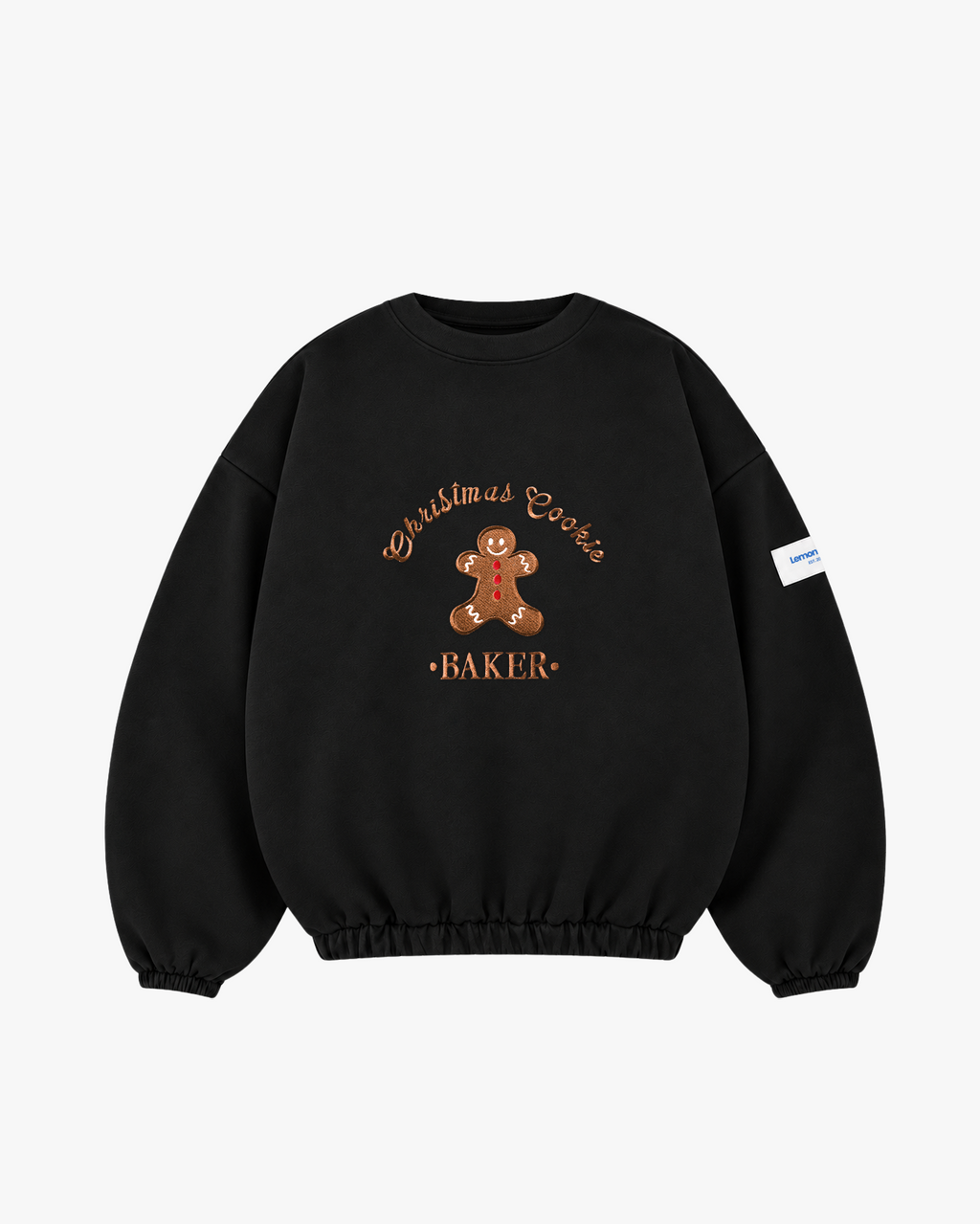Baker Sweatshirt Black (Bordado)
