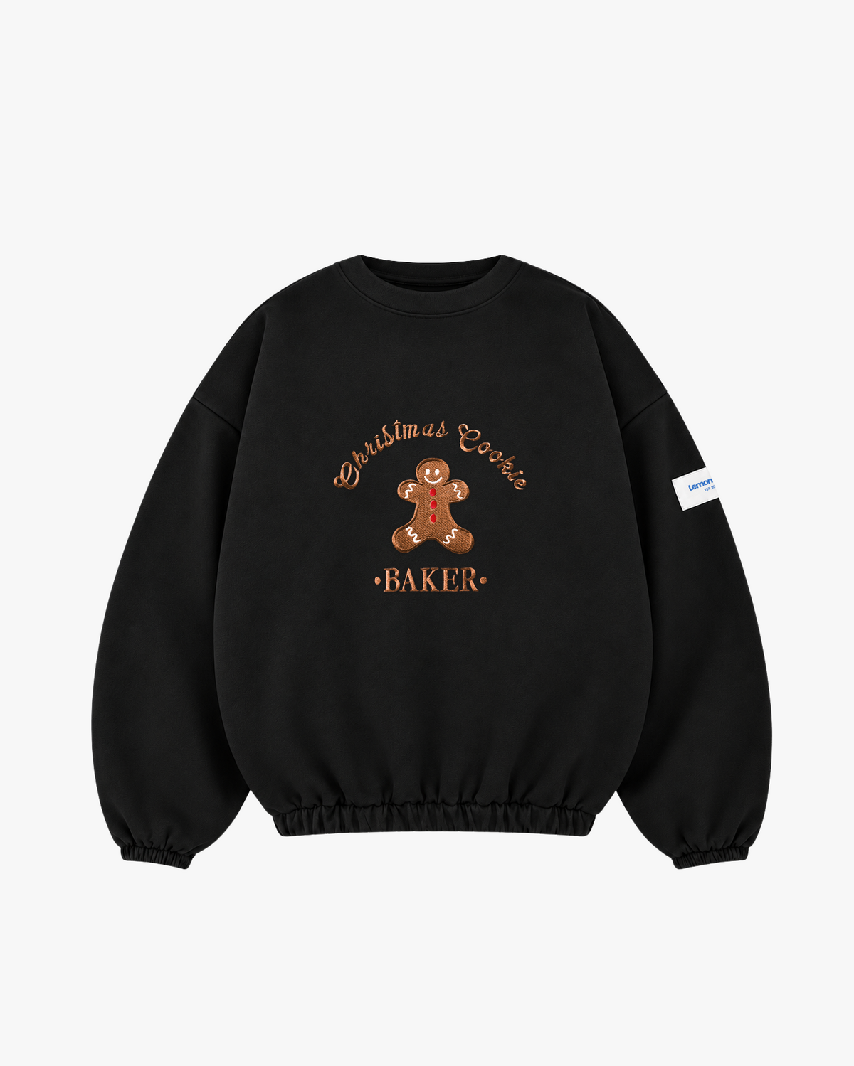 Baker Sweatshirt Black (Bordado)