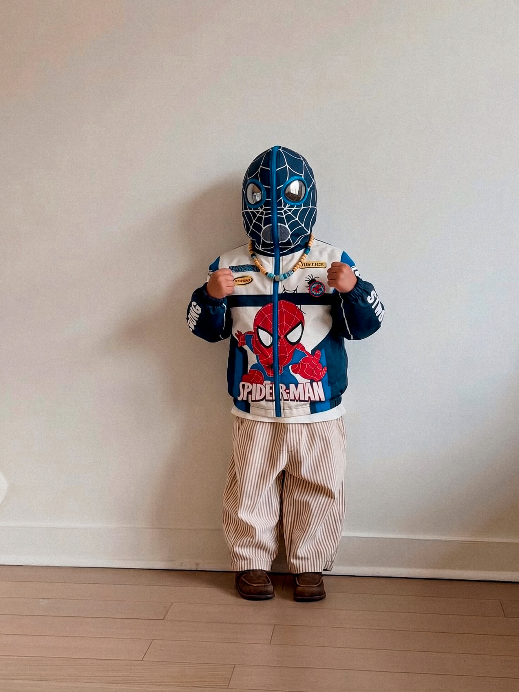 "Retro Spider" Hooded Jacket Kid