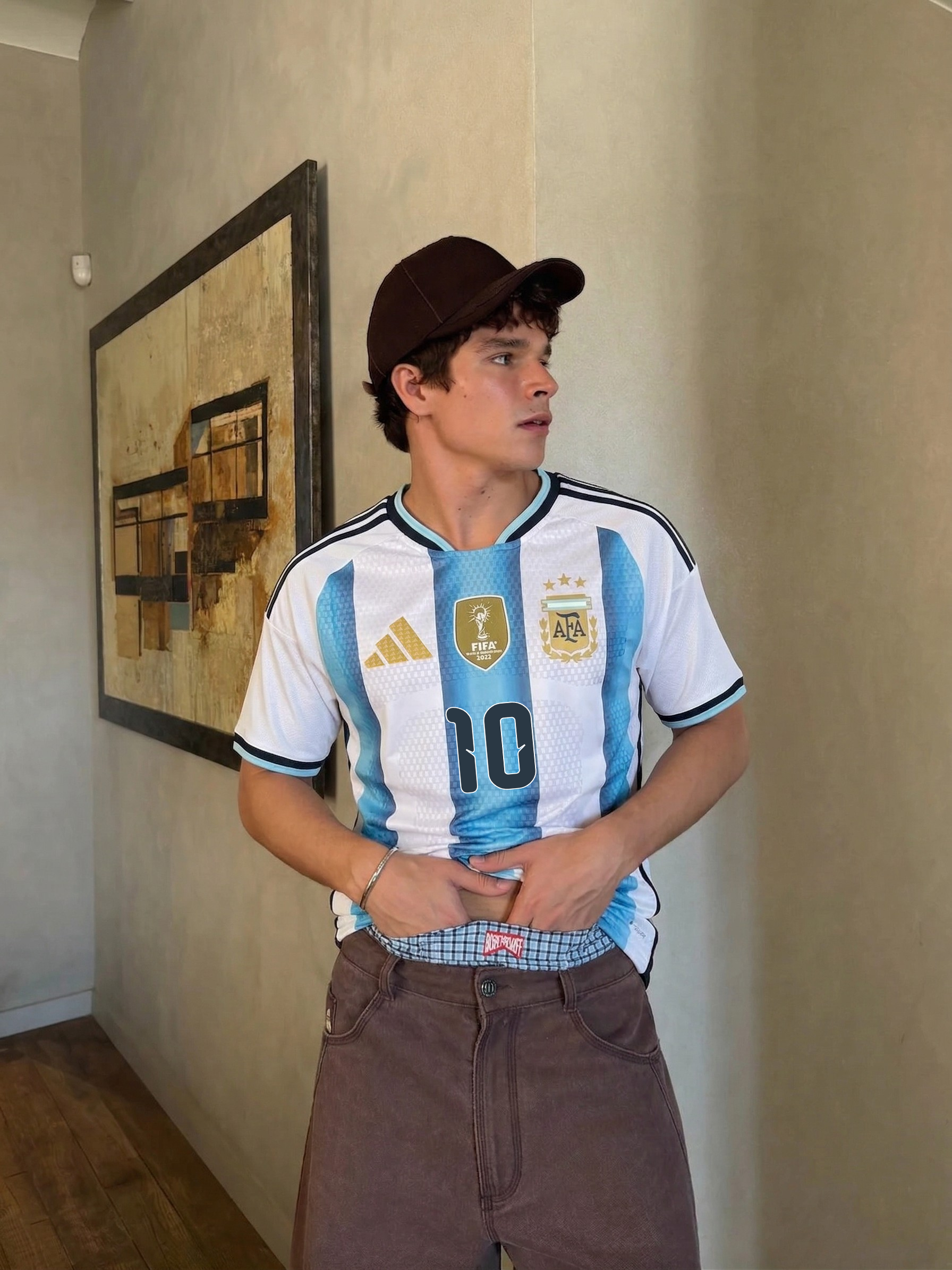MESSI Argentina 26 Authentic Jersey
